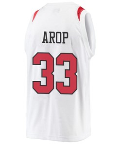 Aguek Arop 33 San Diego State Aztecs 2023 Basketball Jersey- Men White