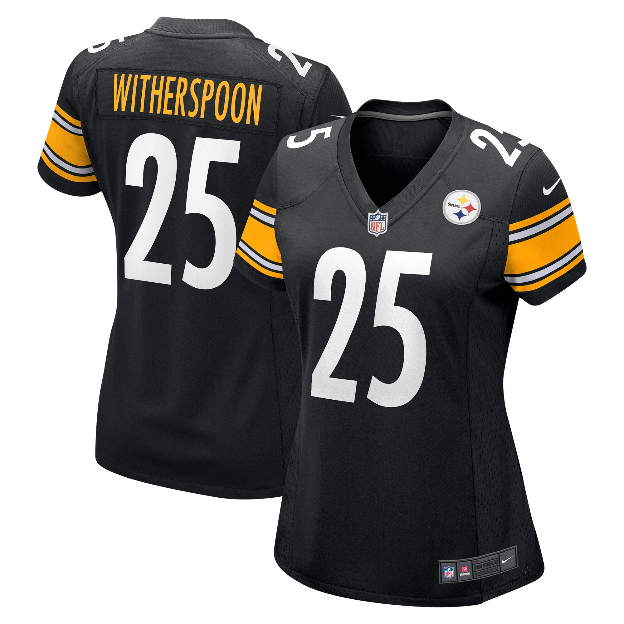 Ahkello Witherspoon Pittsburgh Steelers Womens Game Jersey - Black Nfl