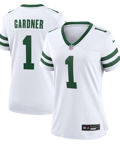 Ahmad Sauce Gardner 1 New York Jets Legacy Game Women Jersey - White