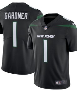 Ahmad Sauce Gardner 1 New York Jets Men's Vapor Limited Jersey - Black