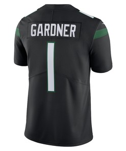 Ahmad Sauce Gardner 1 New York Jets Men's Vapor Limited Jersey - Black