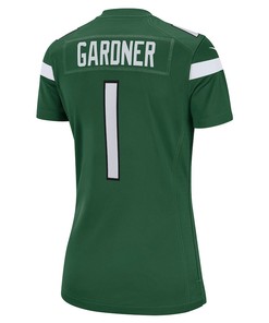 Ahmad Sauce Gardner 1 New York Jets Women's 2022 Draft First Round Pick Game Jersey In Gotham Green