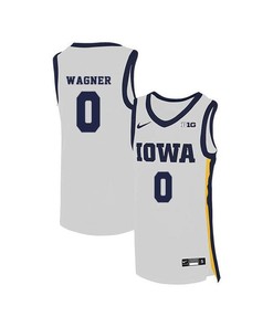 Ahmad Wagner 0 Iowa Hawkeyes Elite Basketball Men Jersey - White