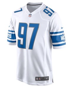 Aidan Hutchinson 97 Detroit Lions Men Game Jersey - White