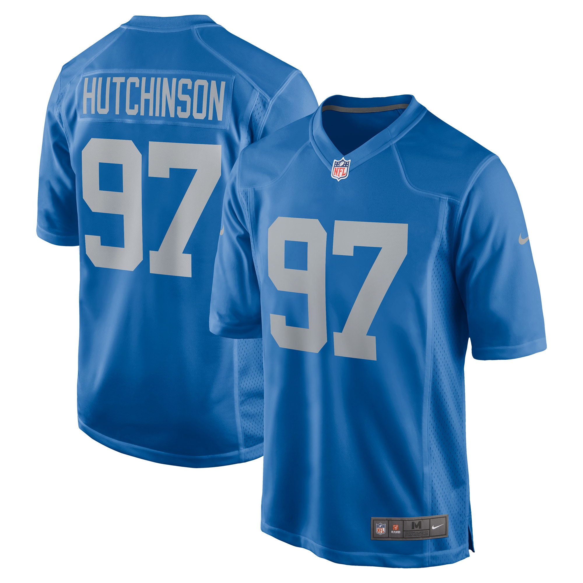 Aidan Hutchinson Detroit Lions 2022 Nfl Draft First Round Pick Alternate Game Jersey - Blue