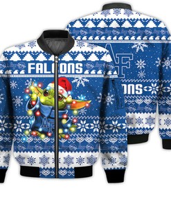 Air Force Falcons Baby Yoda Star Wars Sports Football American Ugly Christmas Gifts Unisex 3D Bomber Jacket