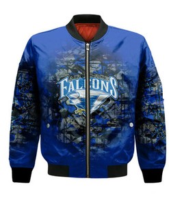 Air Force Falcons Bomber Jacket Camouflage Vintage  - NCAA