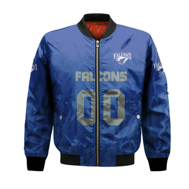 Air Force Falcons Bomber Jacket Logo Sport Ombre - NCAA