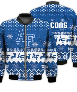 Air Force Falcons Sports Football American Ugly Christmas Sweater Gifts Unisex 3D Bomber Jacket