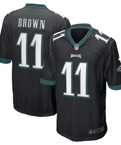 A.j. Brown Philadelphia Eagles Game Jersey - Black Nfl