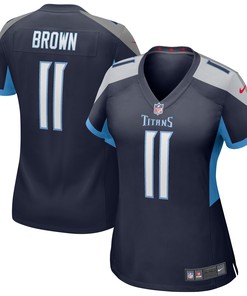 Aj Brown Tennessee Titans Womens Game Jersey - Navy Nfl