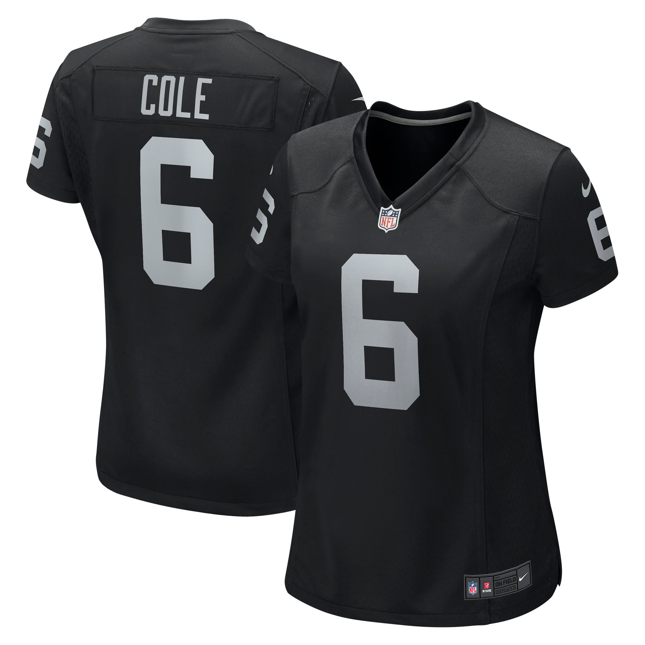 Aj Cole Las Vegas Raiders Womens Game Jersey - Black Nfl