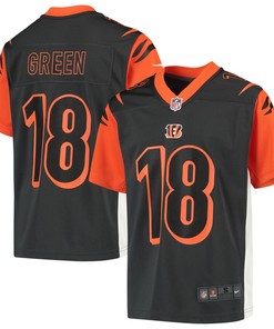A.j. Green Cincinnati Bengals Nike Youth Inverted Game Jersey - Anthracite