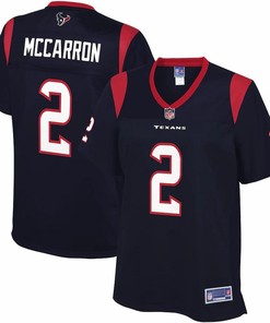 Aj Mccarron Houston Texans Nfl Pro Line Womens Primary Player Jersey - Navy