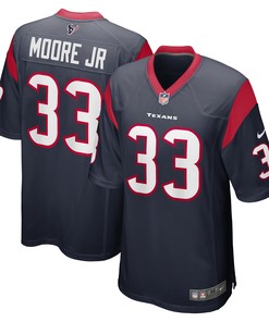 A.j. Moore Jr. Houston Texans Game Jersey - Navy Nfl