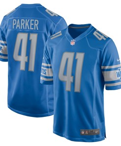 Aj Parker Detroit Lions Game Jersey - Blue Nfl