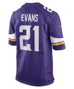 Akayleb Evans Minnesota Vikings Game Player Jersey - Purple