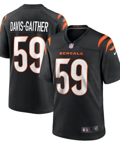 Akeem Davis-Gaither 59 Cincinnati Bengals Game Player Jersey - Black