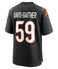 Akeem Davis-Gaither 59 Cincinnati Bengals Game Player Jersey - Black