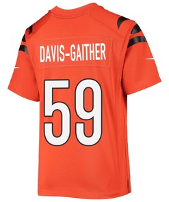Akeem Davis-Gaither 59 Cincinnati Bengals Super Bowl LVII Champions Youth Alternate Game Jersey - Black