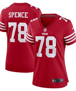 Akeem Spence San Francisco 49ers Women's Game Player Jersey - Scarlet
