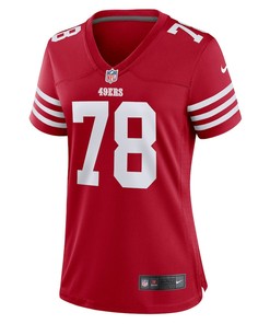 Akeem Spence San Francisco 49ers Women's Game Player Jersey - Scarlet