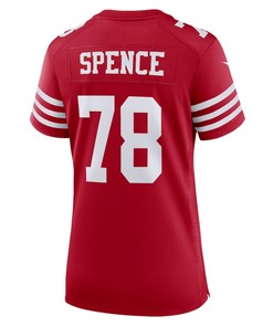 Akeem Spence San Francisco 49ers Women's Game Player Jersey - Scarlet
