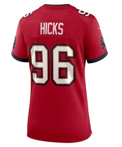 Akiem Hicks Tampa Bay Buccaneers Women's Player Game Jersey - Red