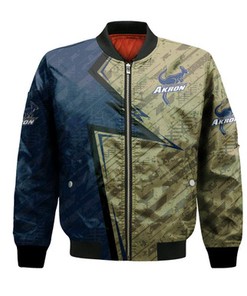 Akron Zips Bomber Abstract Pattern Sport- NCAA