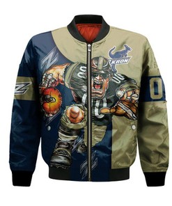 Akron Zips Bomber Jacket Football Go On - NCAA