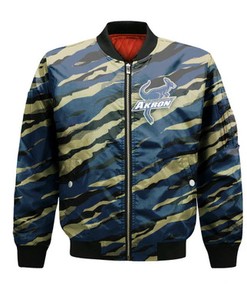 Akron Zips Bomber Jacket Sport Style Keep Go On - NCAA