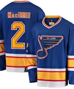 Al Macinnis St. Louis Blues Fanatics Branded Premier Breakaway Retired Player Jersey - Blue Nhl