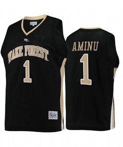 Al-Farouq Aminu 1 Wake Forest Demon Deacons Black Jersey College Basketball Retro