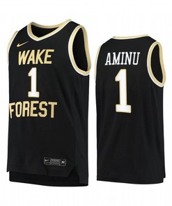 Al-Farouq Aminu 1 Wake Forest Demon Deacons Uniform Jersey College Basketball Black