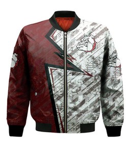 Alabama A&M Bulldogs Bomber Abstract Pattern Sport- NCAA