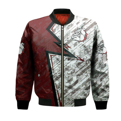 Alabama A&M Bulldogs Bomber Abstract Pattern Sport- NCAA