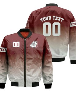 Alabama A&M Bulldogs Fadded Bomber Jacket - NCAA