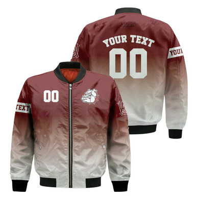 Alabama A&M Bulldogs Fadded Bomber Jacket - NCAA