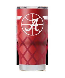 Alabama Crimson Basketball Tumbler - Show Your Love for Alabama Basketball with this Crimson Tumbler