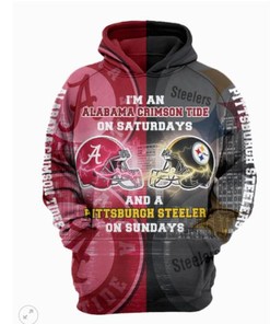 Alabama Crimson Hoodie 3D Over Printed Hoodie