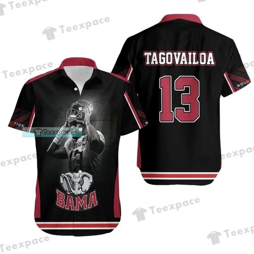 Alabama Crimson Tide 13 Tua Tagovailoa Hawaiian Shirt