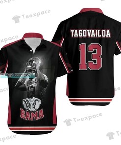 Alabama Crimson Tide 13 Tua Tagovailoa Hawaiian Shirt