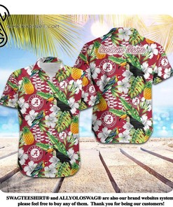 Alabama Crimson Tide Custom Name Summer Hawaiian Shirt