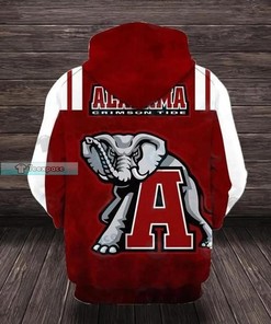 Alabama Crimson Tide Elephant Letter Pattern Hoodie