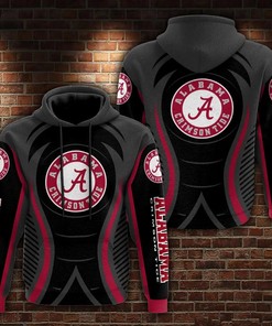 Alabama Crimson Tide Football for Fan 3D Hoodie Alabama Crimson Tide Fans Gift