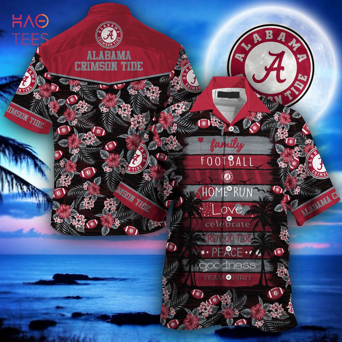 Alabama Crimson Tide Hawaiian Shirt, New Gift for Summer Ver 1