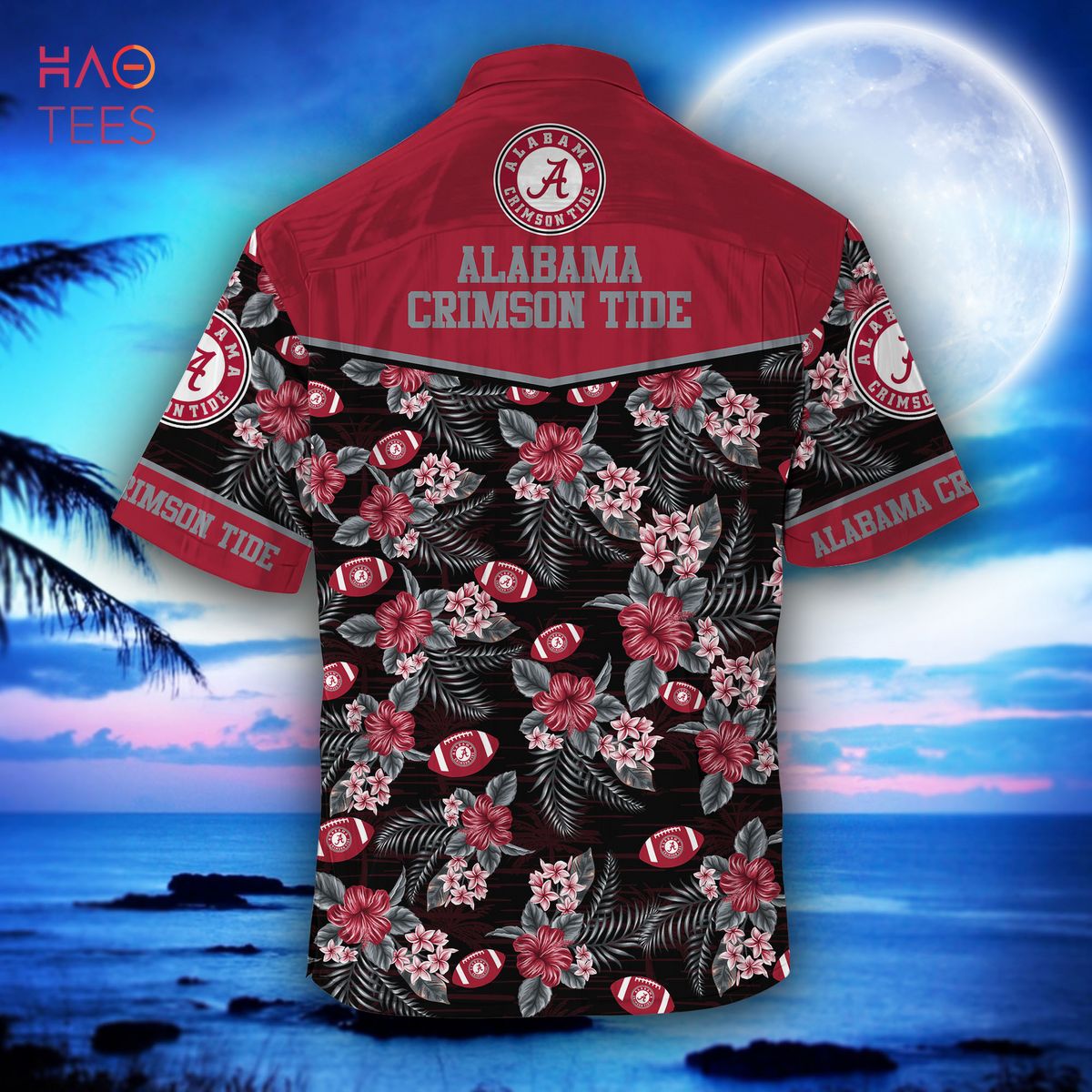Alabama Crimson Tide Hawaiian Shirt, New Gift for Summer Ver 1
