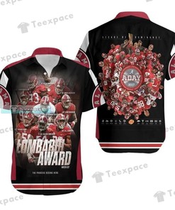Alabama Crimson Tide Lombardi Award Hawaiian Shirt