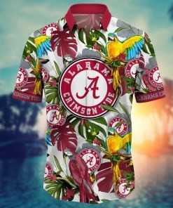 Alabama Crimson Tide NCAA Flower Hawaii Shirt For Fans Ver 10