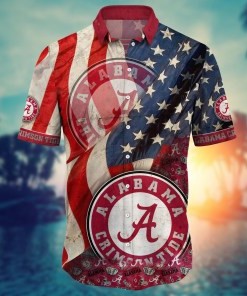Alabama Crimson Tide NCAA Flower Hawaii Shirt For Fans Ver 11
